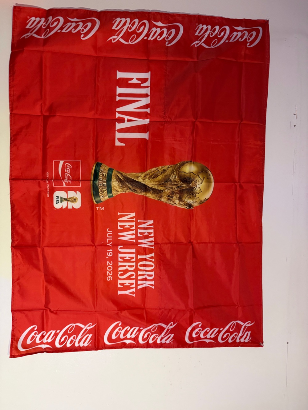 FIFA World Cup 2026, Official Final Match Flag, ESP v ARG